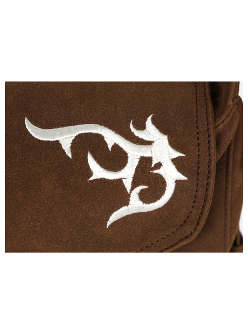 Suede Western Fringe Bag