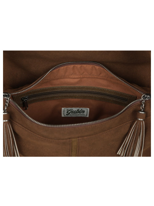 Suede Western Fringe Bag