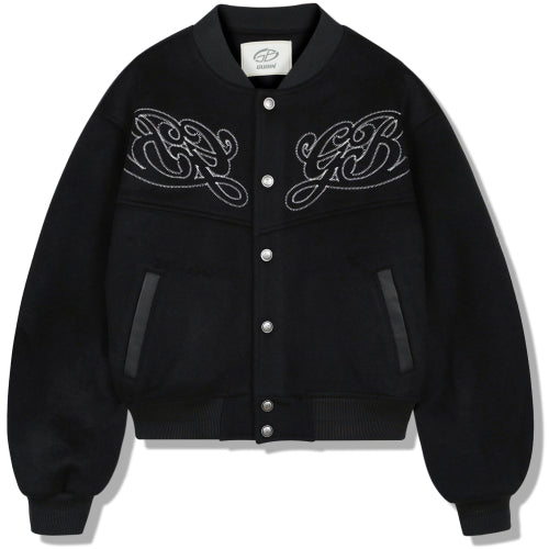 Western line wool jacket