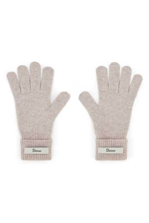 [SET] WOOL BASIC MUFFLER + GLOVES