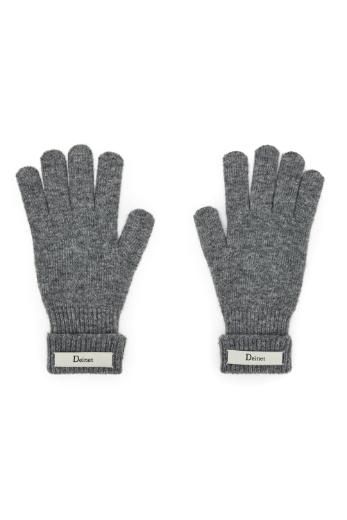 [SET] WOOL BASIC MUFFLER + GLOVES