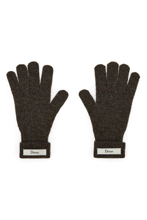 [SET] WOOL BASIC MUFFLER + GLOVES
