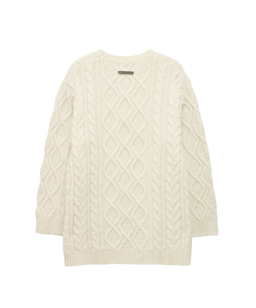 Long Twist Knit OPS (ivory)