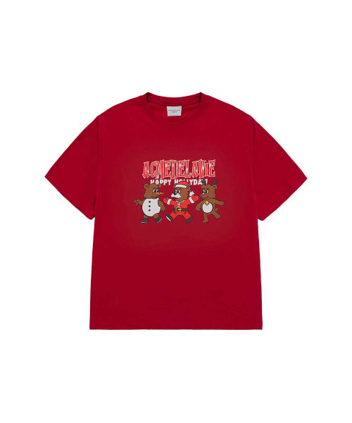 AC BEAR FRIEND X-MAS SHORT SLEEVE T-SHIRT (3COLOR)