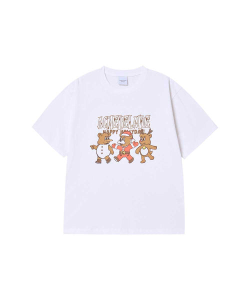 AC BEAR FRIEND X-MAS SHORT SLEEVE T-SHIRT (3COLOR)