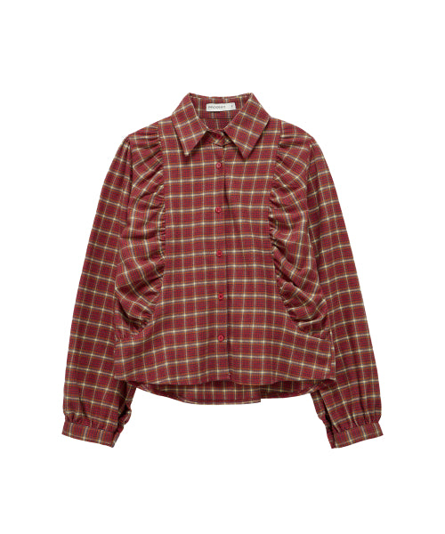 Rona Check Shirt (red)