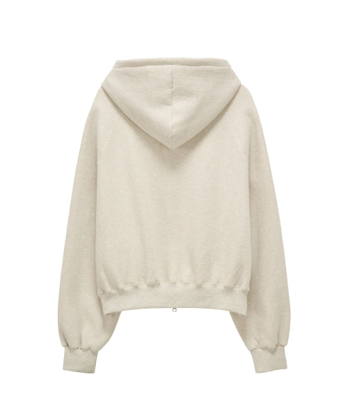 Sheep Fleece Hoody Zipup (oatmeal)