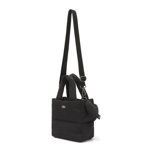 N253ATO060 Padded Mini Tote Bag BLACK