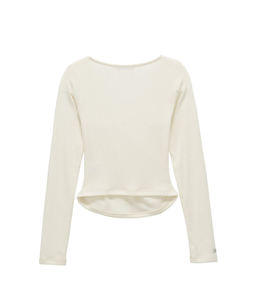 Belling Wrap T-shirt (ivory)
