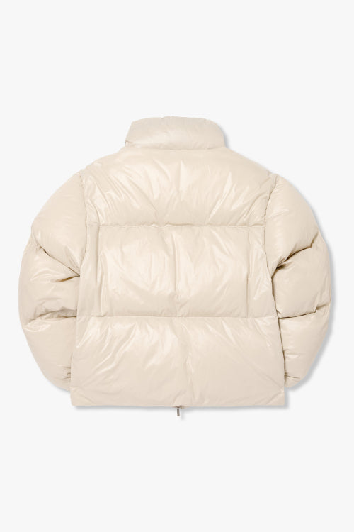 [Women] Short Puffer Down Beige_HH26104003