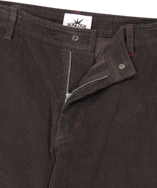 Cord Right Chino Brown