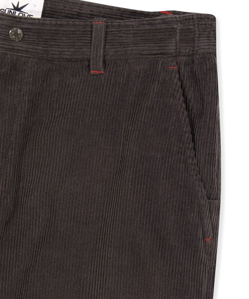 Cord Right Chino Brown