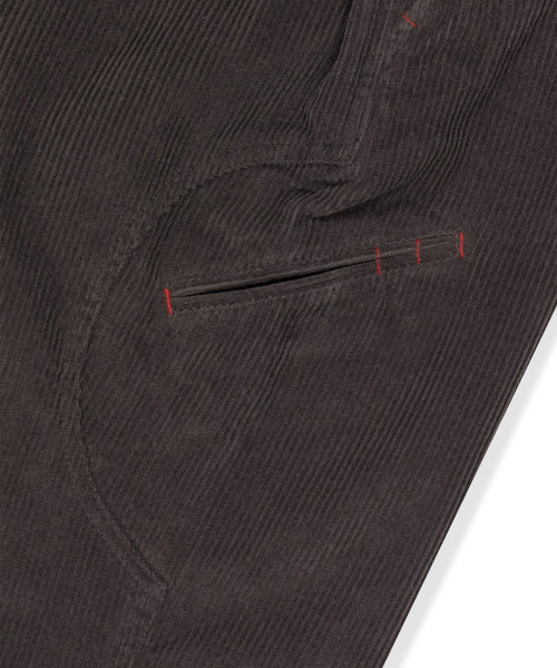 Cord Right Chino Brown