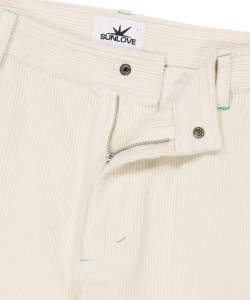 Cord Right Chino Ivory