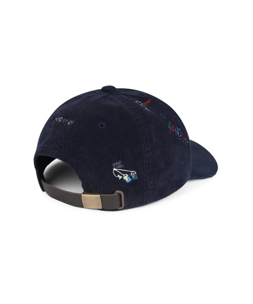 [HOME ALONe] Cord Cap Navy
