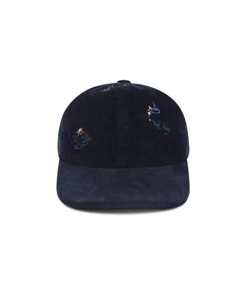 [HOME ALONe] Cord Cap Navy