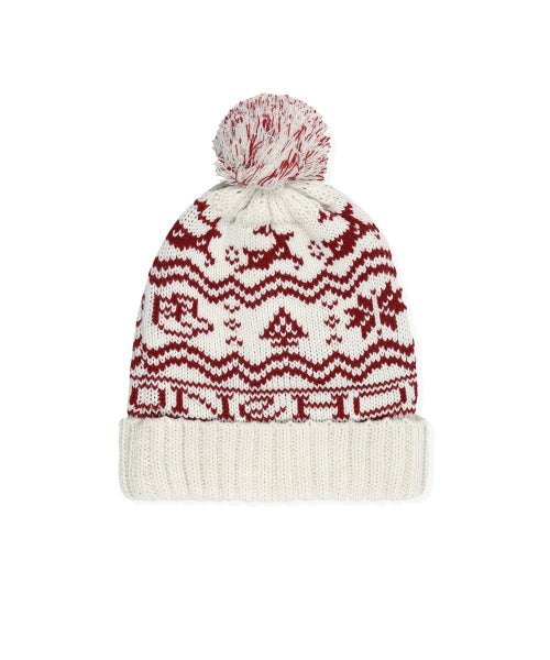 [HOME ALONe] Pom Beanie Ivory