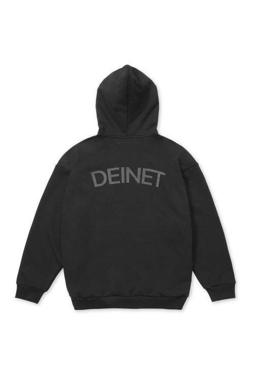 [GGUM X DEINET] HOODIE IN BLACK