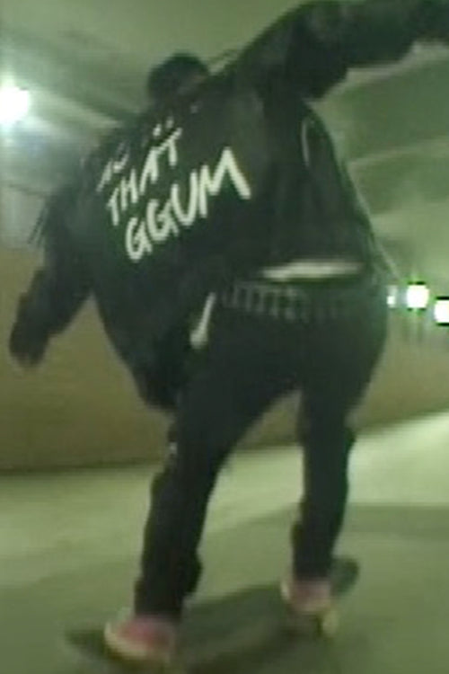 [GGUM X DEINET] FRINGE JACKET IN BLACK