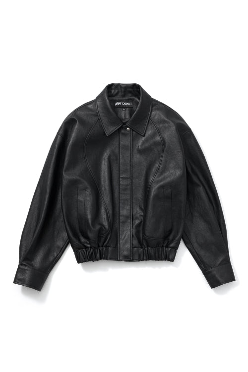 [GGUM X DEINET] FRINGE JACKET IN BLACK