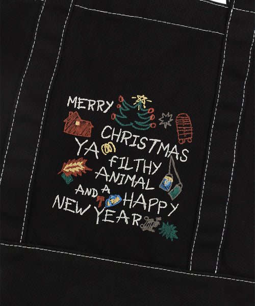 [HOME ALONe] Doodle Tote Black