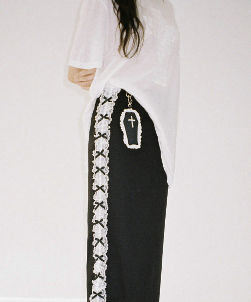 Lace Coffin Keyring