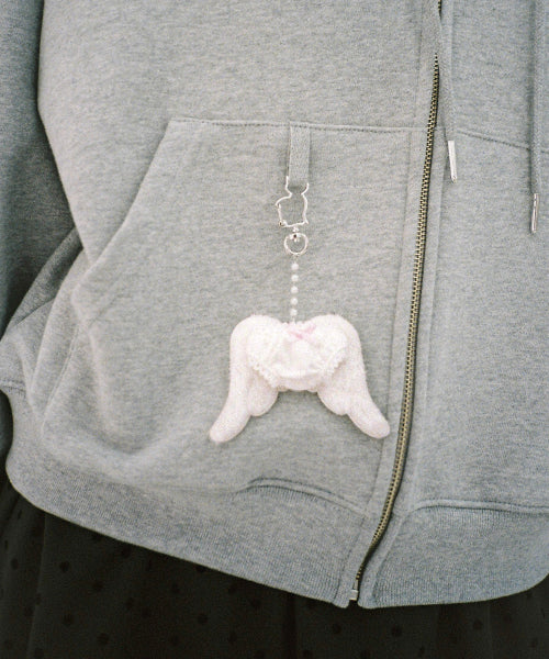 Panty Angel Keyring - White