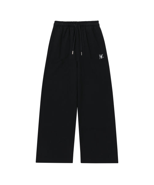 (기모)Signature relax wide pants (2colors)