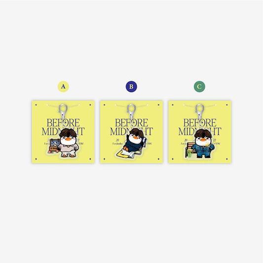 PenPen ACRYLIC MINI CHARM KEYRING - 'Before Midnight'