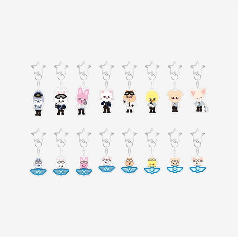 SKZOO SECRET KEYRING - 'PILOT : FOR ★★★★★'