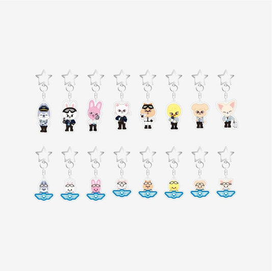 SKZOO SECRET KEYRING - 'PILOT : FOR ★★★★★'