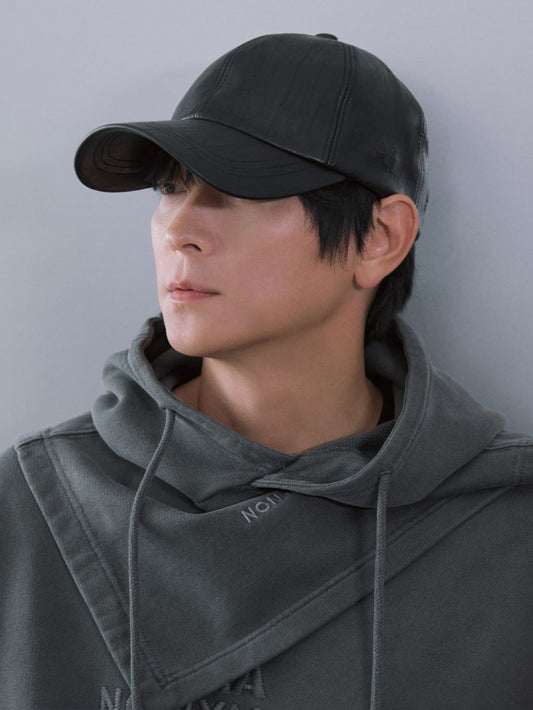 25FW_NONYMOUS AA SYNTHETIC LEATHER CAP - BLACK (ABNHBC0060BK)