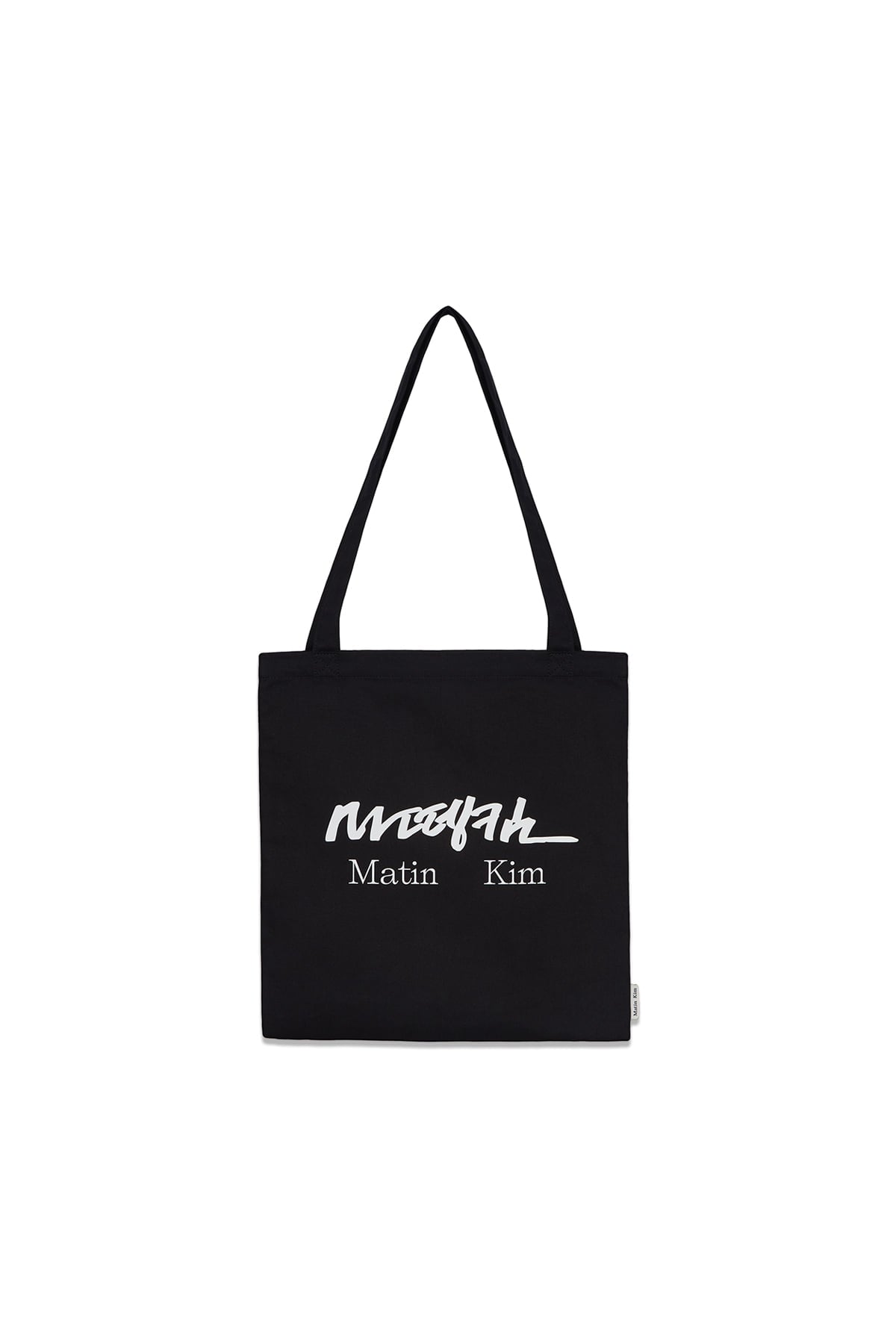 HANGEUL BIG LOGO POINT ECOBAG IN BLACK
