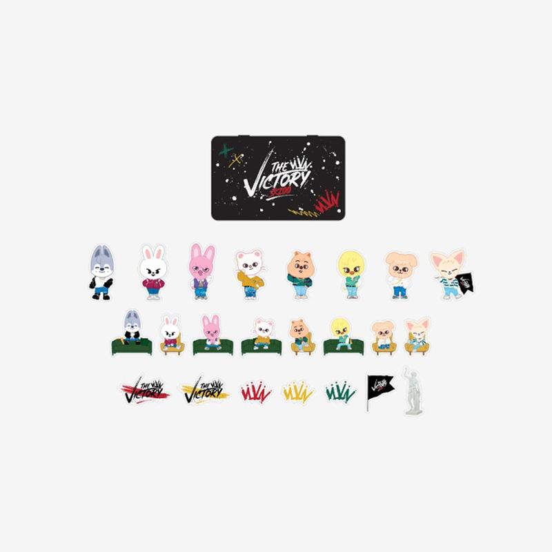 SKZOO [THE VICTORY] TIN CASE & STICKER SET