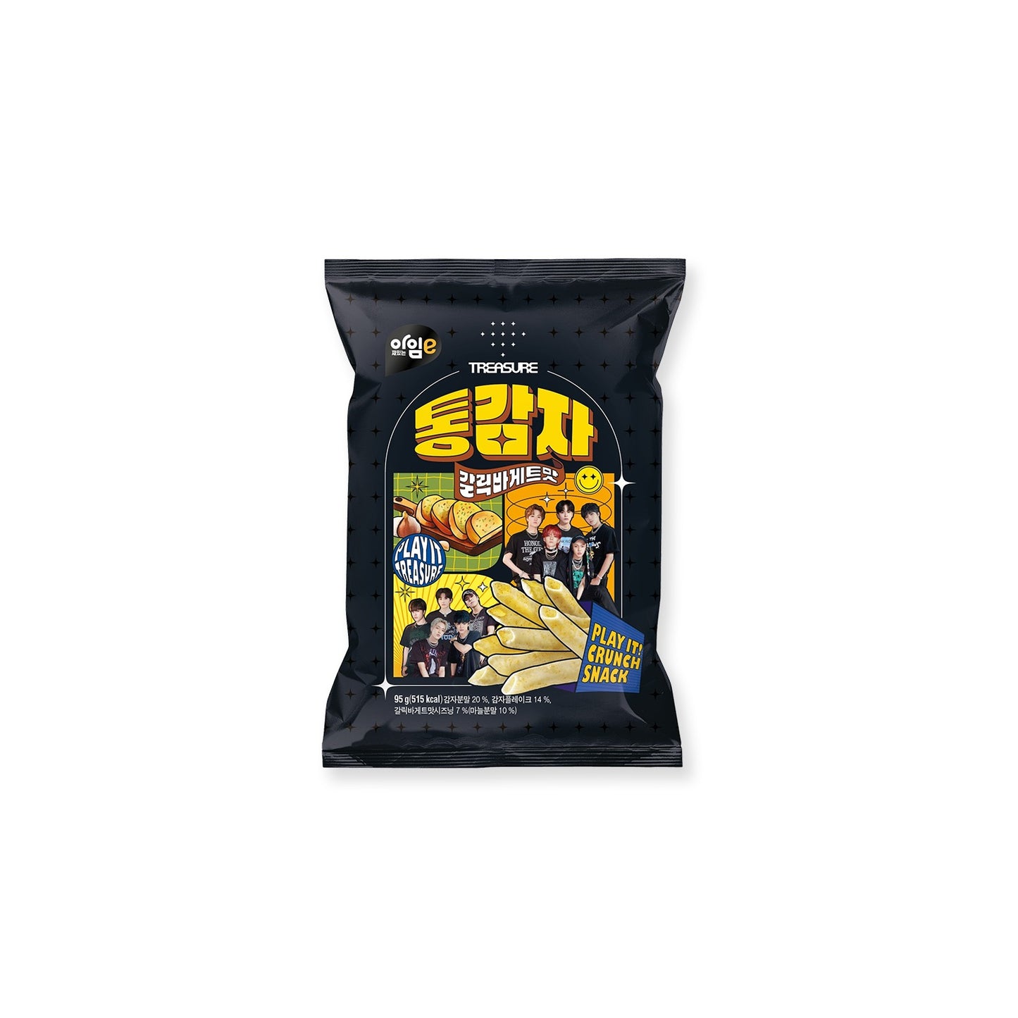 [E-Mart 24] I'm E TREASURE Whole Potato Snack Garlic Baguette Flavor 95g*2 - YG SELECT