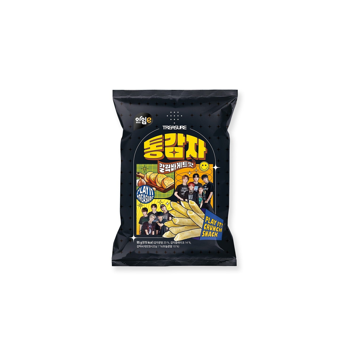 [E-Mart 24] I'm E TREASURE Whole Potato Snack Garlic Baguette Flavor 95g*2 - YG SELECT