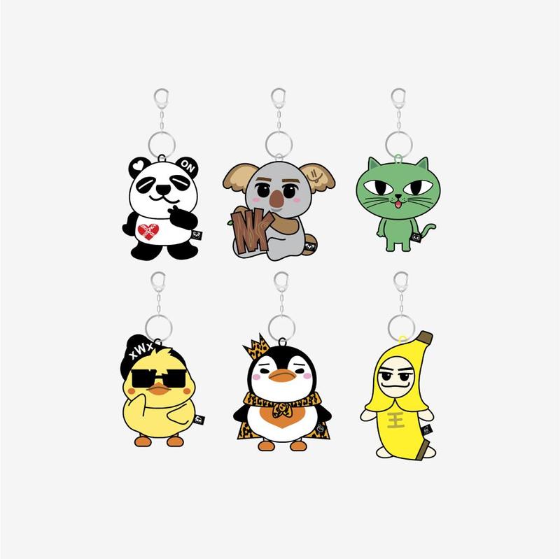 ZooPM PLUSH KEYRING - IT'S 2PM