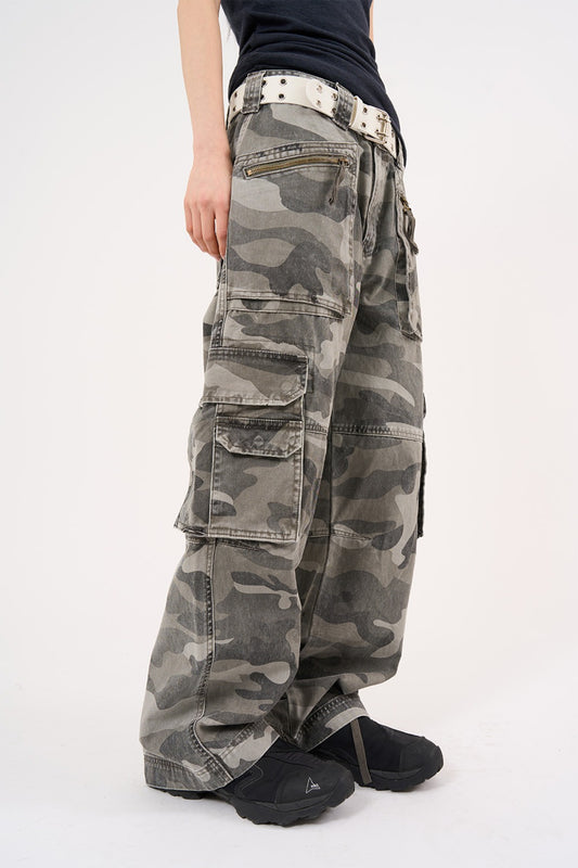 Combat vintage Camouflage cargo pants