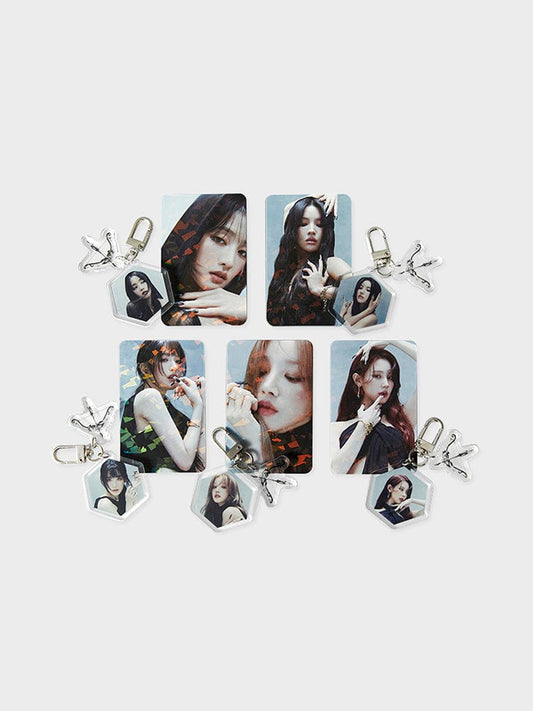 i-dle acrylic key ring poca set 0 VER.