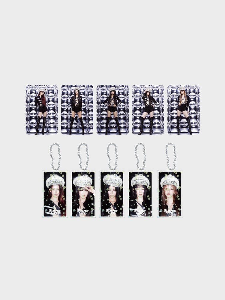 i-dle slide acrylic key ring poca set 2 VER.