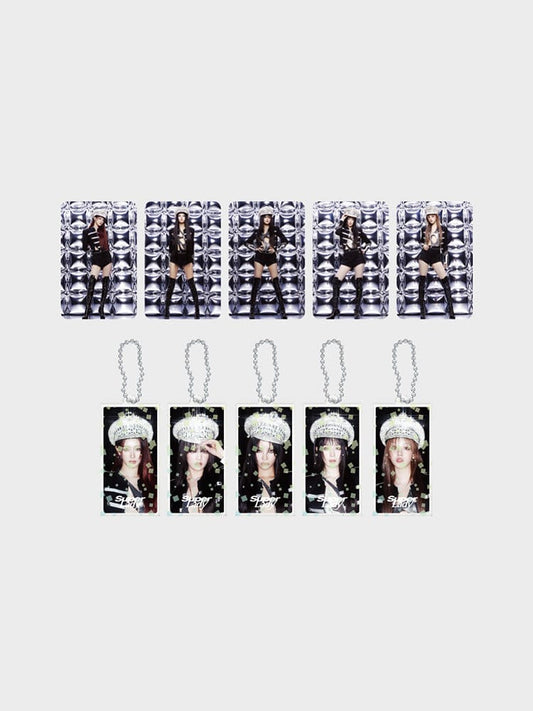 i-dle slide acrylic key ring poca set 2 VER.