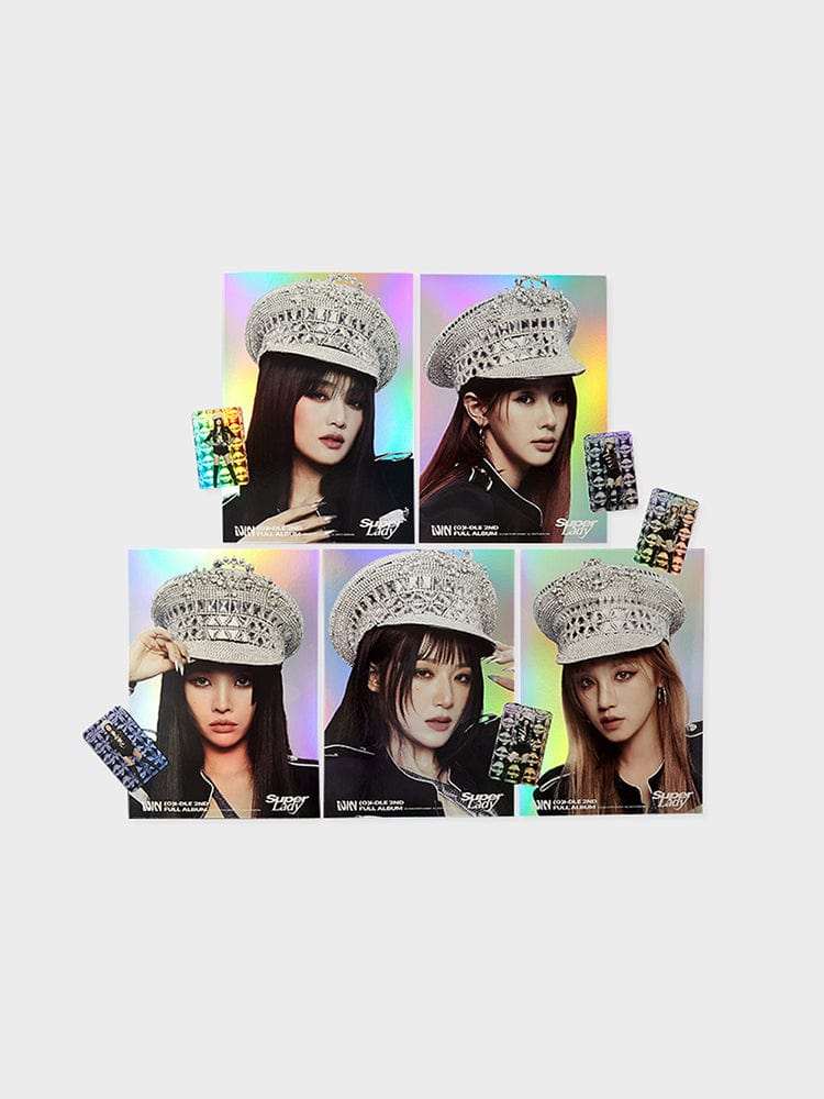 i-dle hologram mini poster poca set 2 VER.