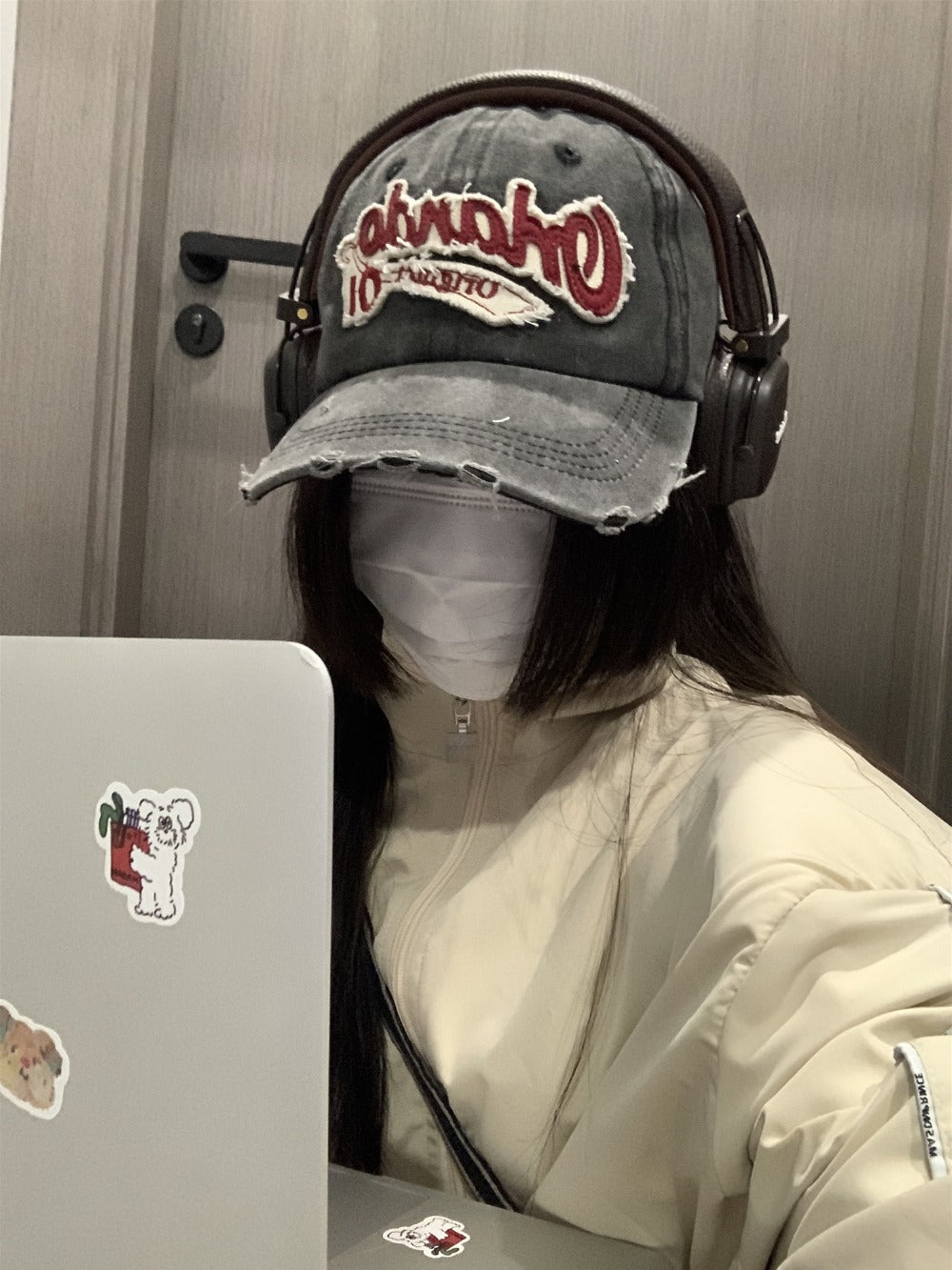 ★[ZEROBASEONE Zhang Hao Worn] vintage damage ball cap