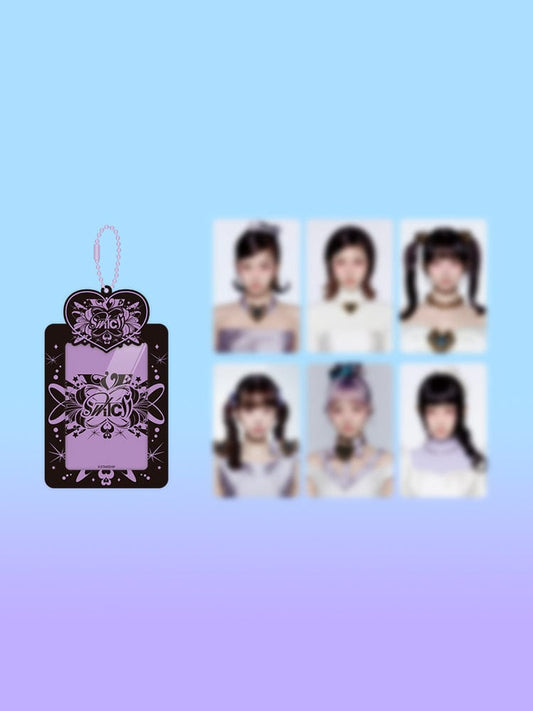 IVE Random Photo Card Holder Keyring