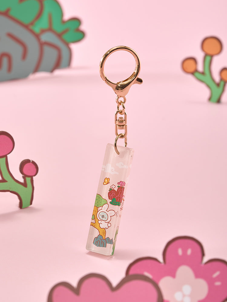 BT21 K-Rabbit Stick Acrylic Key Ring