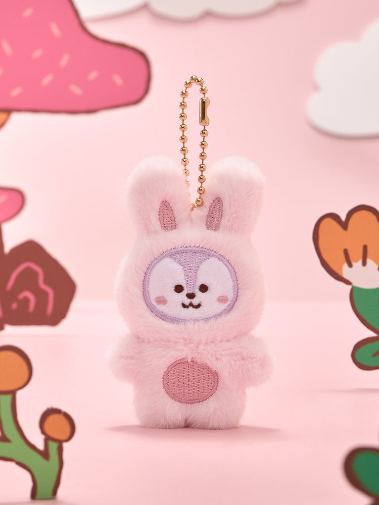 BT21 K-Rabbit Flat Doll Key Ring