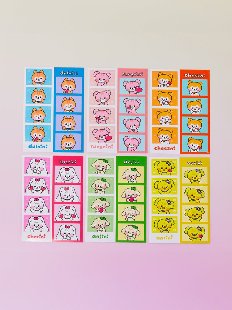 minive mini four cut sticker