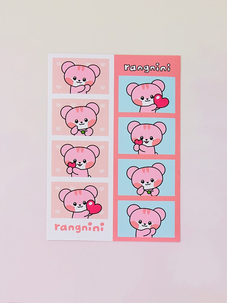 minive mini four cut sticker