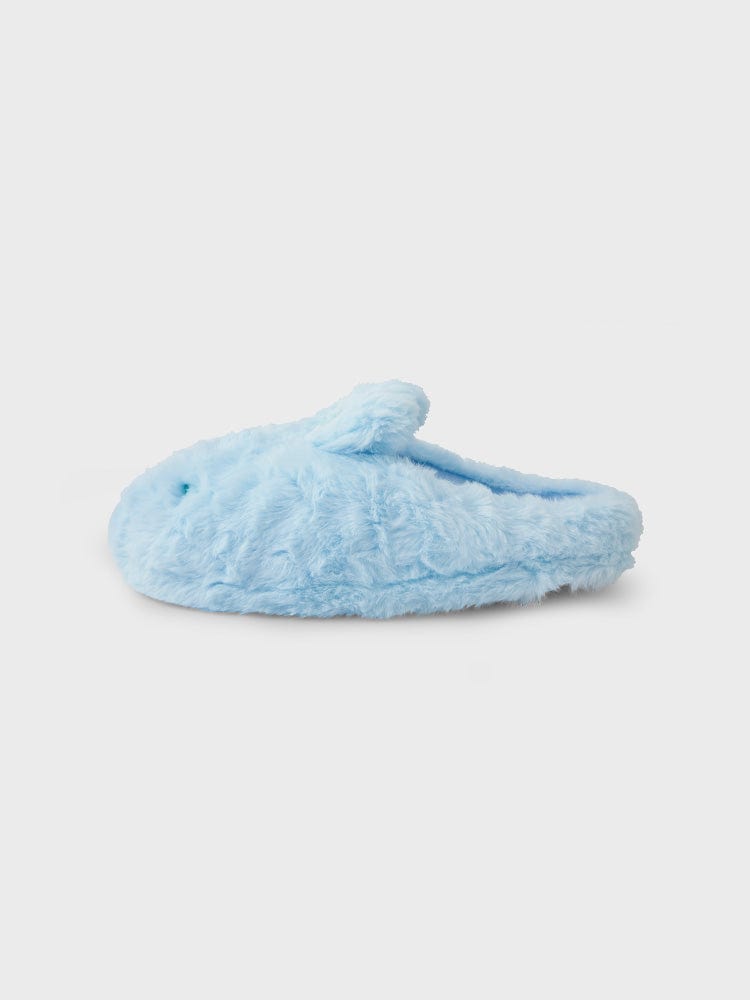 bunini plush room shoes (BLUE)