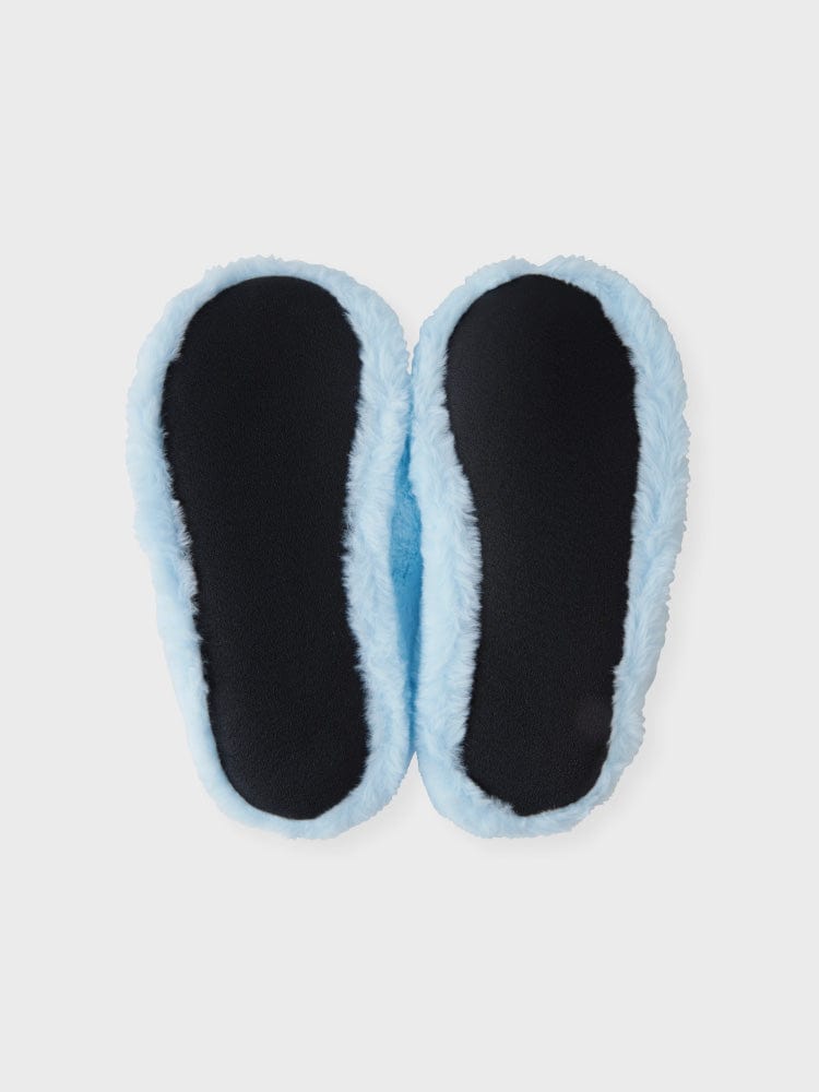 bunini plush room shoes (BLUE)